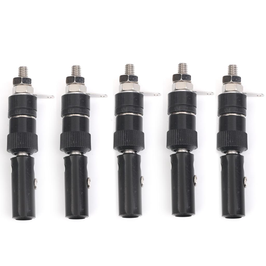 10pcs 4mm Binding Post Speaker Terminal + 10pcs 4mm Banana Plugs Connectors