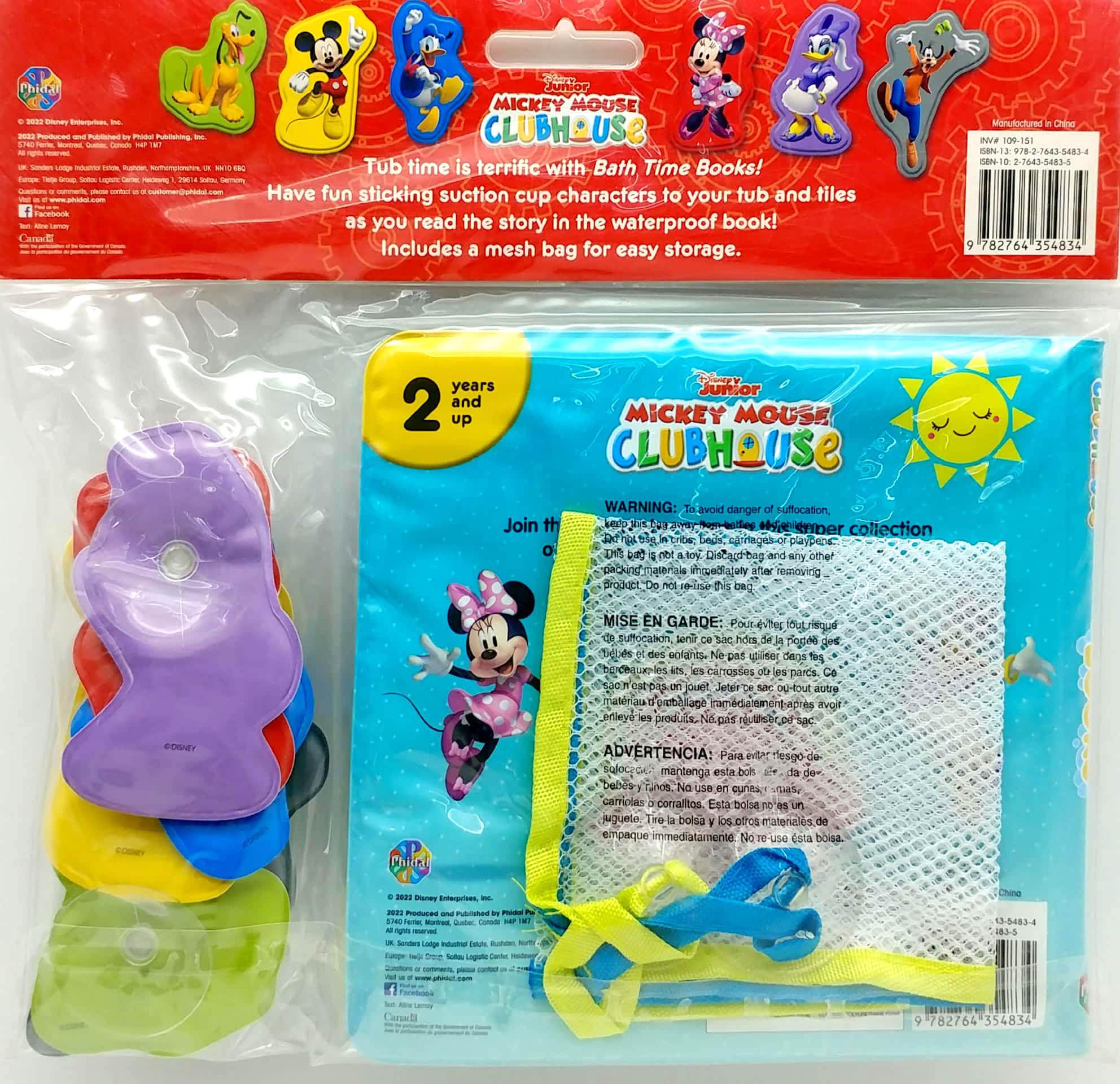 Disney Minnie &amp; Mickey Bath Time Books (Eva Bag Edition)