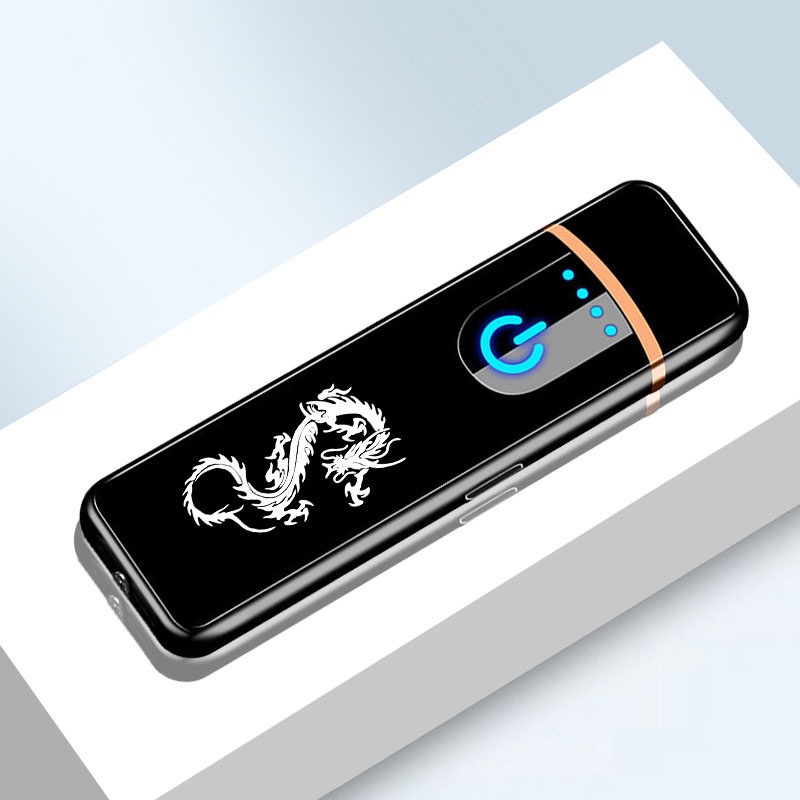 Hộp quẹt bật lửa cảm ứng sạc điện đa năng mẫu mới loại tốt hàng cao câp nhỏ gọn