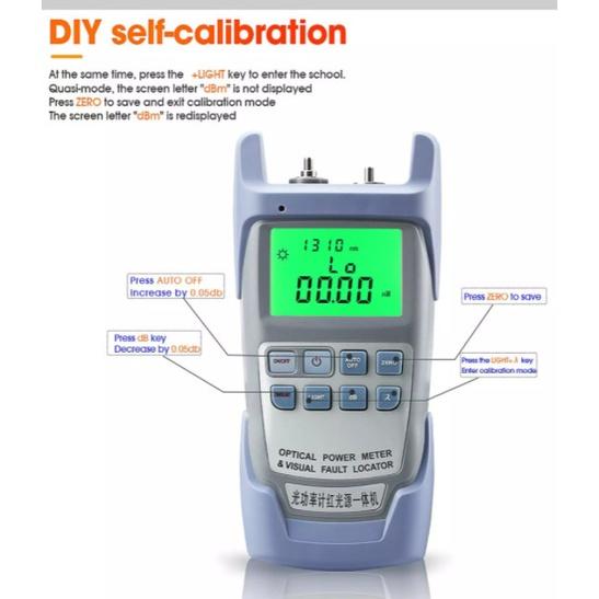 Máy đo công suất quang 2 trong 1 AUA - 9A