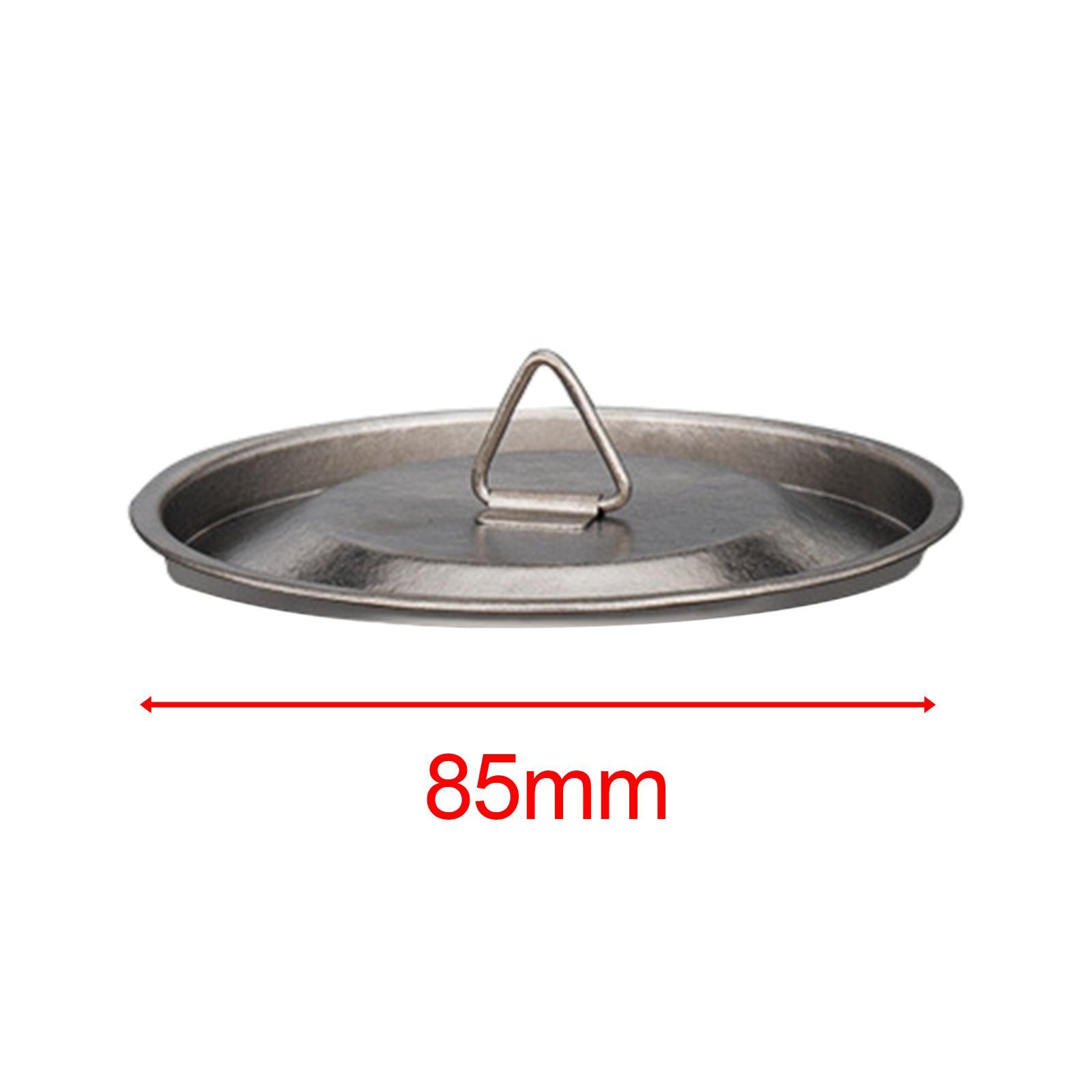 Titanium Water Cup Lid Camping Pot Lid Lightweight Coffee Mug Lid for Indoor Outdoor