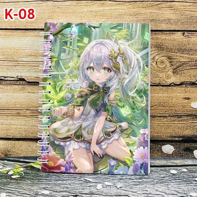 ￼Sổ viết Nahida genshin impact a6 200 trang / sổ tay hình nahida genshin impact