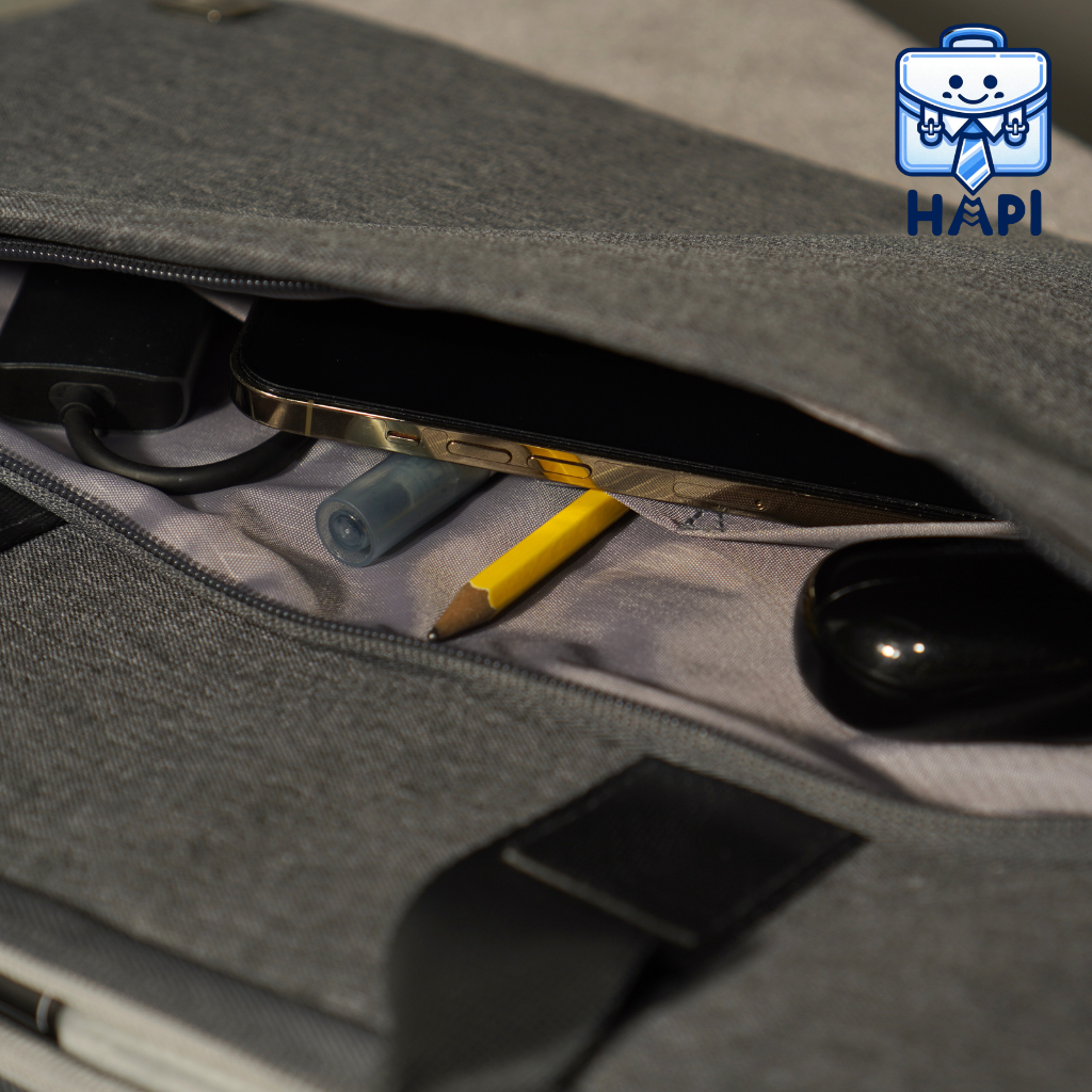 Túi hàng chính hãng WIWU Minimalist Laptop Bag II Wi-MLBII 14 inch, 15.6 inch: Trượt nước, chống sốc, ngăn phụ kiện