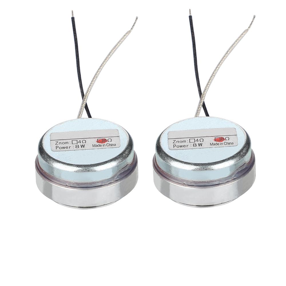 AIYIMA 2 Cái 30MM Loa cộng hưởng rung 8 Ohm 8W Loa toàn dải nhỏ Mini Trình điều khiển hệ thống âm thanh rạp hát tại nhà Màu sắc: Loa 4 Ohm