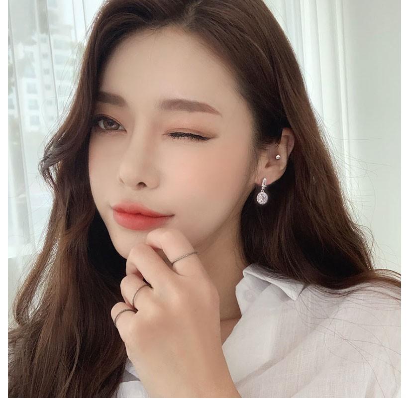 BÔNG TAI BẠC TA GẮN ĐÁ NHỎ