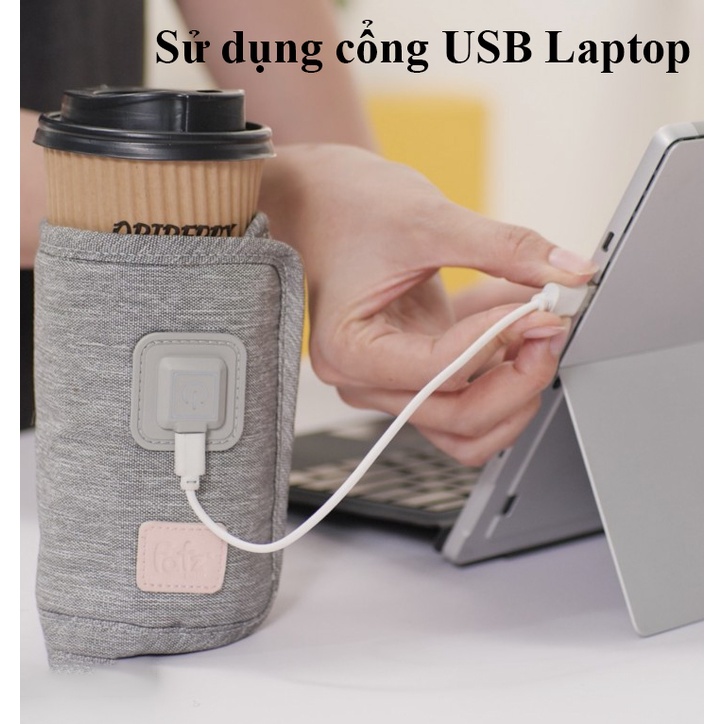 Túi Ủ Bình Sữa Thông Minh Cho Bé Fatzbaby Di Động Giữ Nhiệt Hâm Nóng Bình Sữa Túi Hâm Sữa Usb Giữ Ấm Bình Sữa Cầm Tay Túi Hâm Nóng Sữa, Thức Ăn Sạc Usb Tiện Lợi Giúp Giữ Nhiệt Sữa Trong Thời Gian Dài