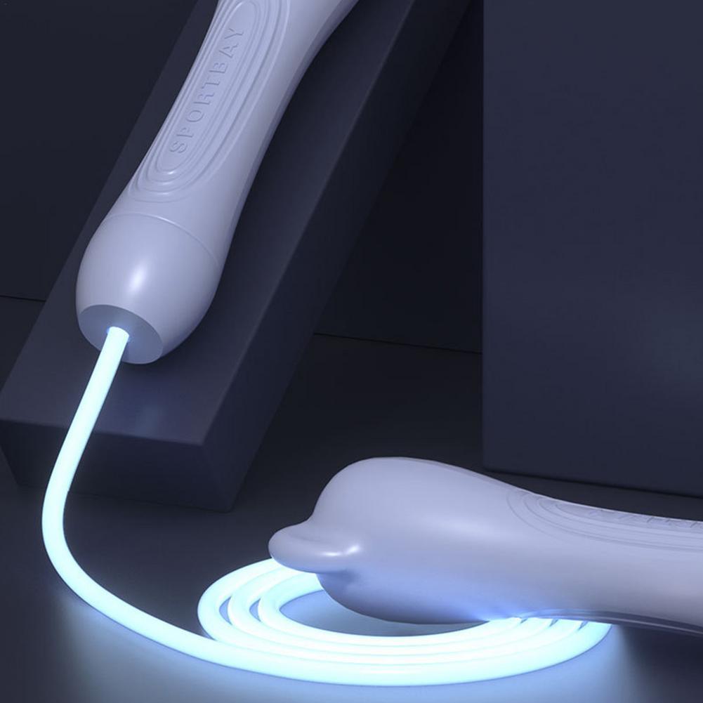 Đèn Led Phát Sáng Dây Nhảy Cho Trẻ Em Và Người Lớn Đêm Thể Dục Thể Thao Và Định Hình Cơ Thể Đào Tạo Sáng Có Thể Điều Chỉnh Chiều Dài Dây Nhảy