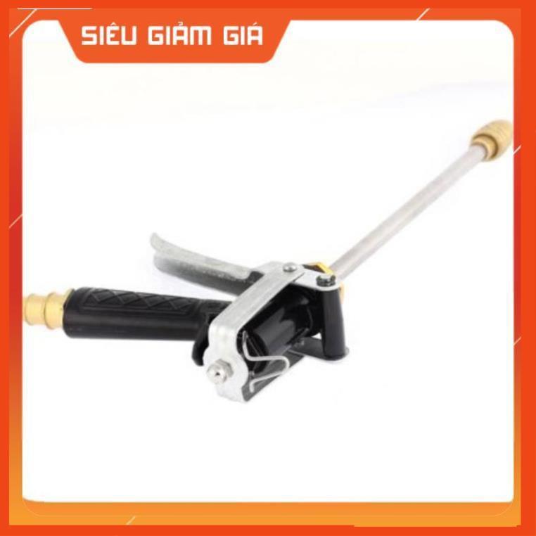 Bộ dây vòi xịt nước rửa xe, tưới cây . tăng áp 3 lần, loại 7m, 10m 206318 đầu đồng,cút,nối nhựa đen+ tặng mở chai