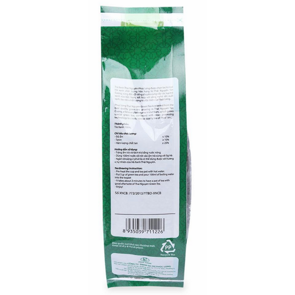 Trà Xanh Thái Nguyên Phúc Long 100G