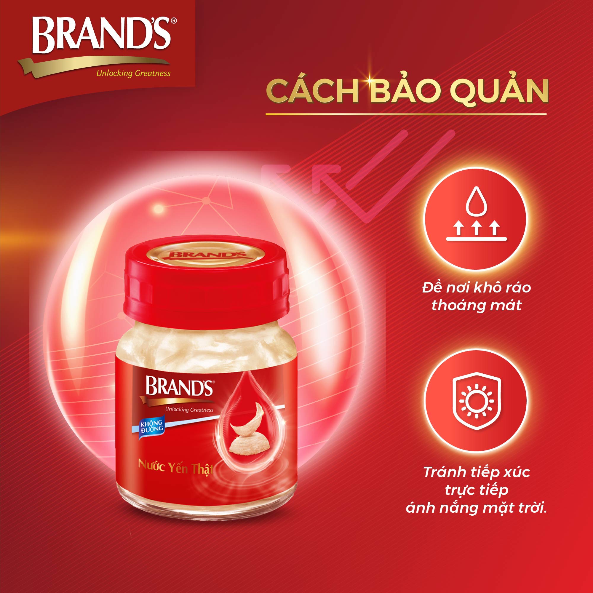 Combo 5 Nước yến thật BRAND'S Không Đường (70 ml x 30 lọ)