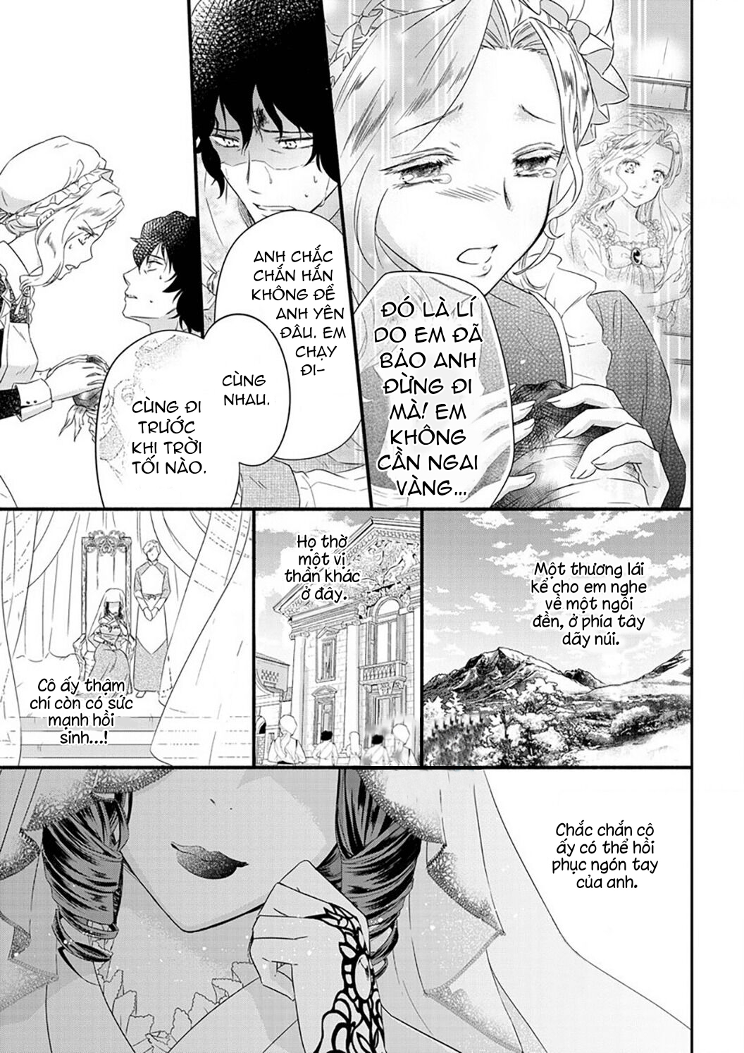 công chúa bị nguyền rủa được giam giữ bởi kỵ sĩ tàn bạo - khắc lên dấu ấn của tình yêu vĩnh cửu chapter 4 24