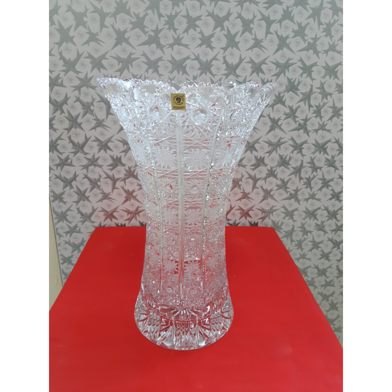 LỌ HOA, BÌNH BÔNG PHALE CAESAR CRYSTAL 41CM MÀI 57