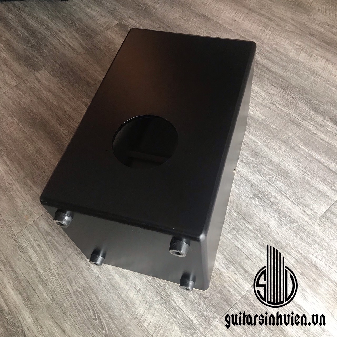 Trống cajon màu đen dễ chơi ABDRUM