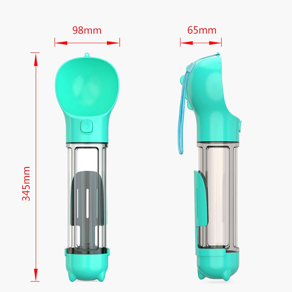 Bình nước cho thú cứng cầm tay 500ml có thể tháo rời