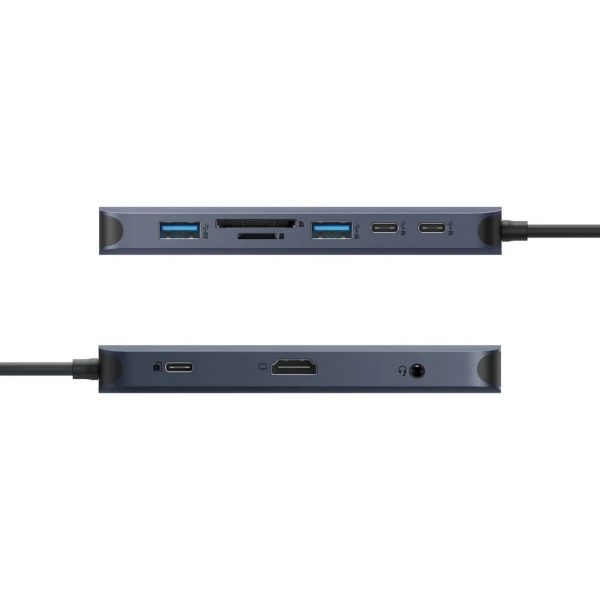 HUB chuyển đổi HyperDrive Next 10 in 1 Port USB-C Hub - Truyền tải dữ liệu nhanh, sạc công suất cao 140W,  HD4005GL - Hàng Chính Hãng