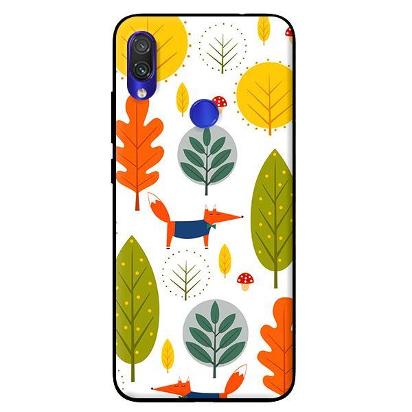 Ốp lưng in cho Xiaomi Redmi Note 7 mẫu Họa Tiết Lá - Hàng chính hãng