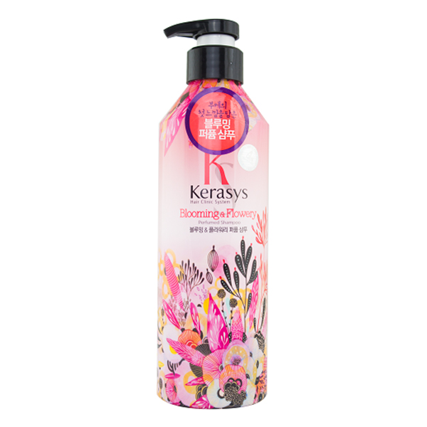 Dầu Gội Nước Hoa Kerasys Salon Perfume Blooming &amp; Flowery Shampoo (600ml)