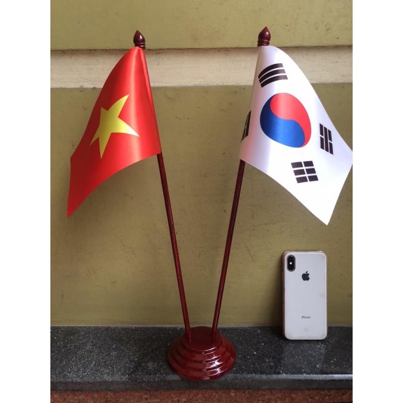 Cờ để bàn việt nam hàn quốc