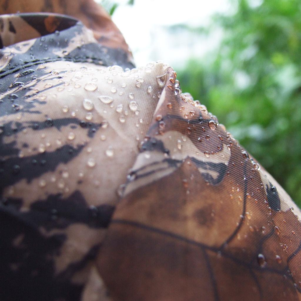 Lightweight Camo Waterproof Hooded Long Raincoat Poncho Hunting Camping Tarp NEW