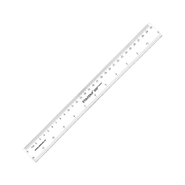 Bộ 3 Thước Kẻ Stacom SR 030 30Cm