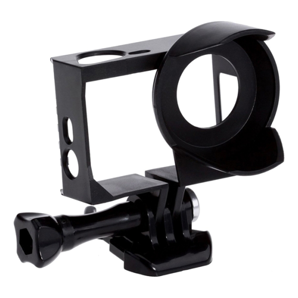 Frame Khung Nhựa Cho Gopro Có Mỏ Che Nắng (Đen) -  Hàng Nhập Khẩu