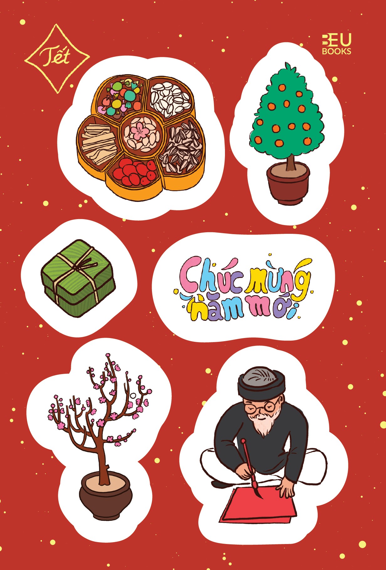 Sách Sổ Tô Màu: Vui Tết Rộn Ràng, Muôn Sắc Nở Hoa