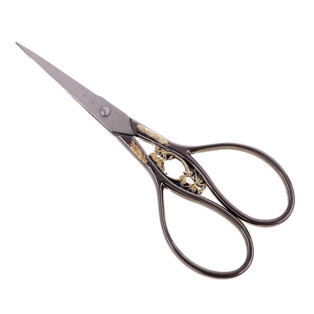 2x Stainless Steel Sewing Scissors in Steel Sewing Scissors