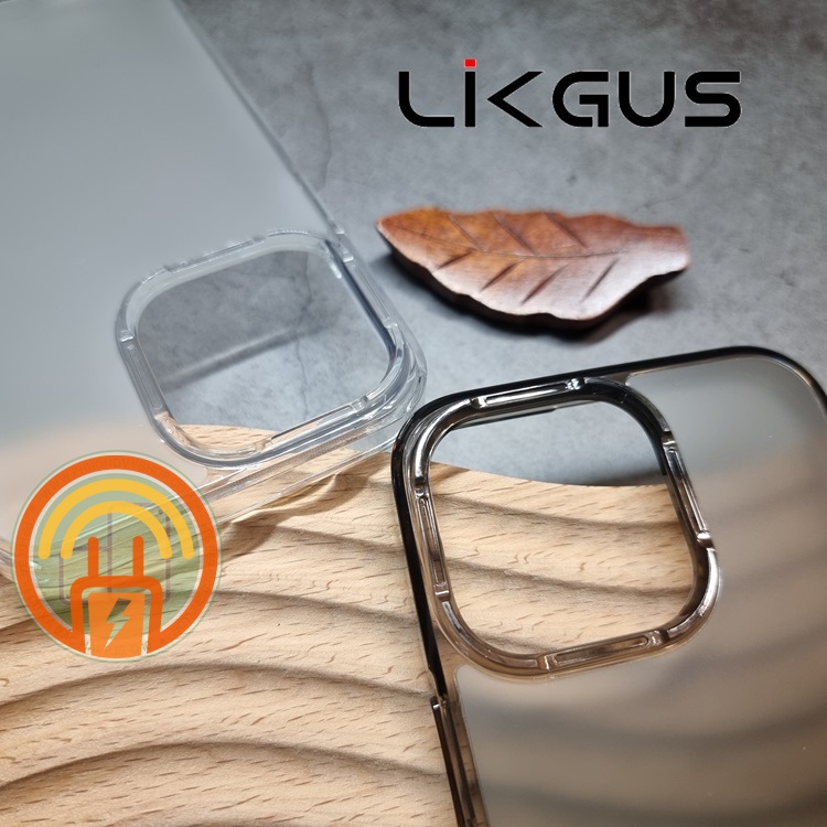 Ốp lưng nhám chống bám vân mồ hôi tay cho iPhone 15, 15 Plus, 15 Pro Max, 15 Pro hiệu Likgus Matte - chống sốc, chống ố - Hàng nhập khẩu