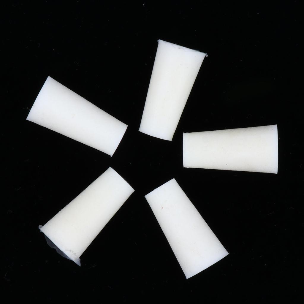 10 Pieces Silicone Rubber Stopper Plug Bung Caps for Flask Test Tubes