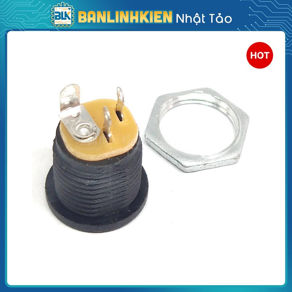 Jack nguồn cái DC5.5x2.1MM DC022/ có ren xoáy vào hộp