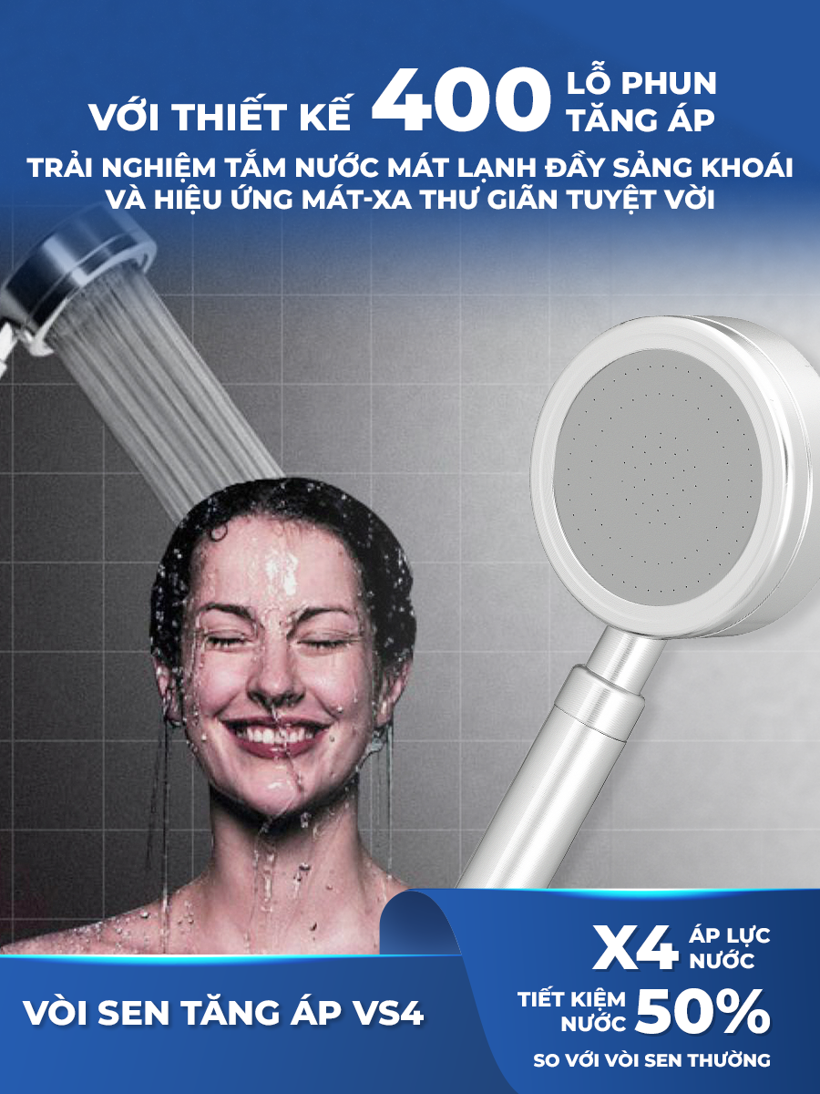 Combo vòi sen LUVA kèm lọc nước đa năng LUVA GK1