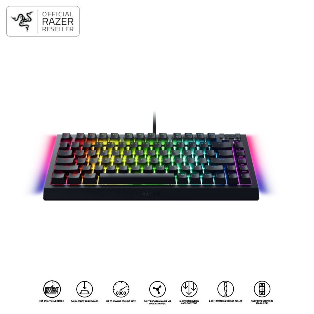 [Mới, hàng chính hãng] Bàn phím Razer BlackWidow V4 75