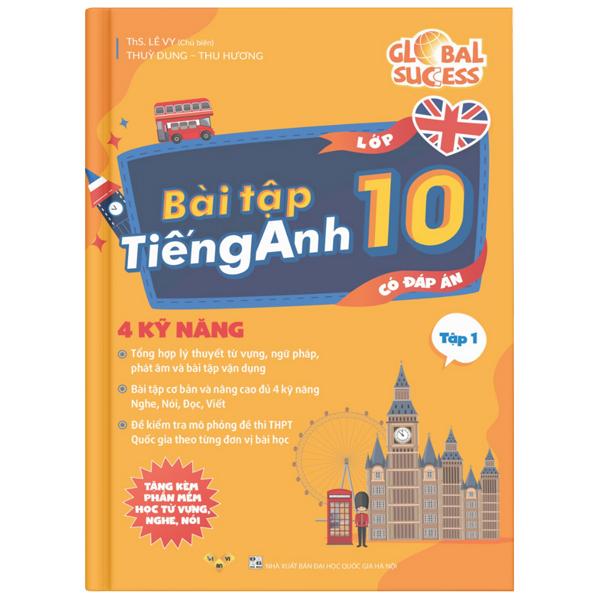 Sách - Global Success - Bài Tập Tiếng Anh 10 - Tập 1 (Có Đáp Án)