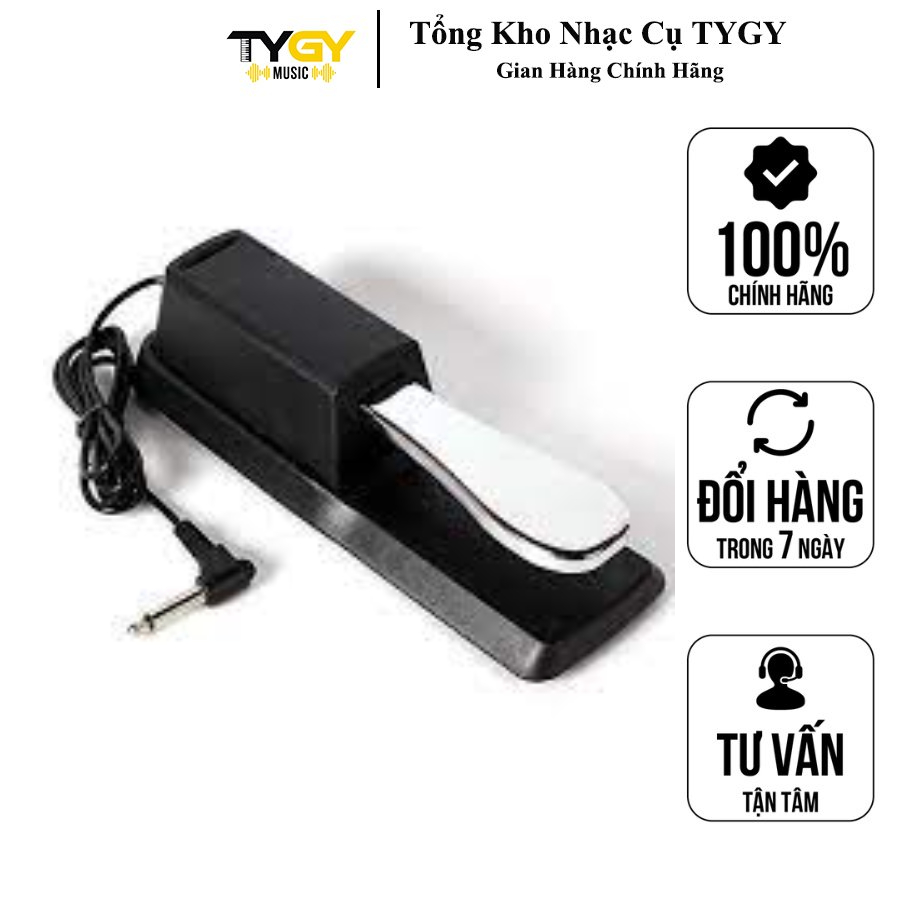 Chân Đạp Pedal Sustain TYGYMusic _Cho Đàn Piano Electric Keyboards, Đàn Organ Trống Điện Guitar