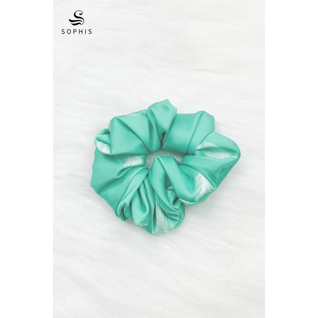 Dây buộc tóc lụa satin cao cấp scrunchies - Nhiều màu