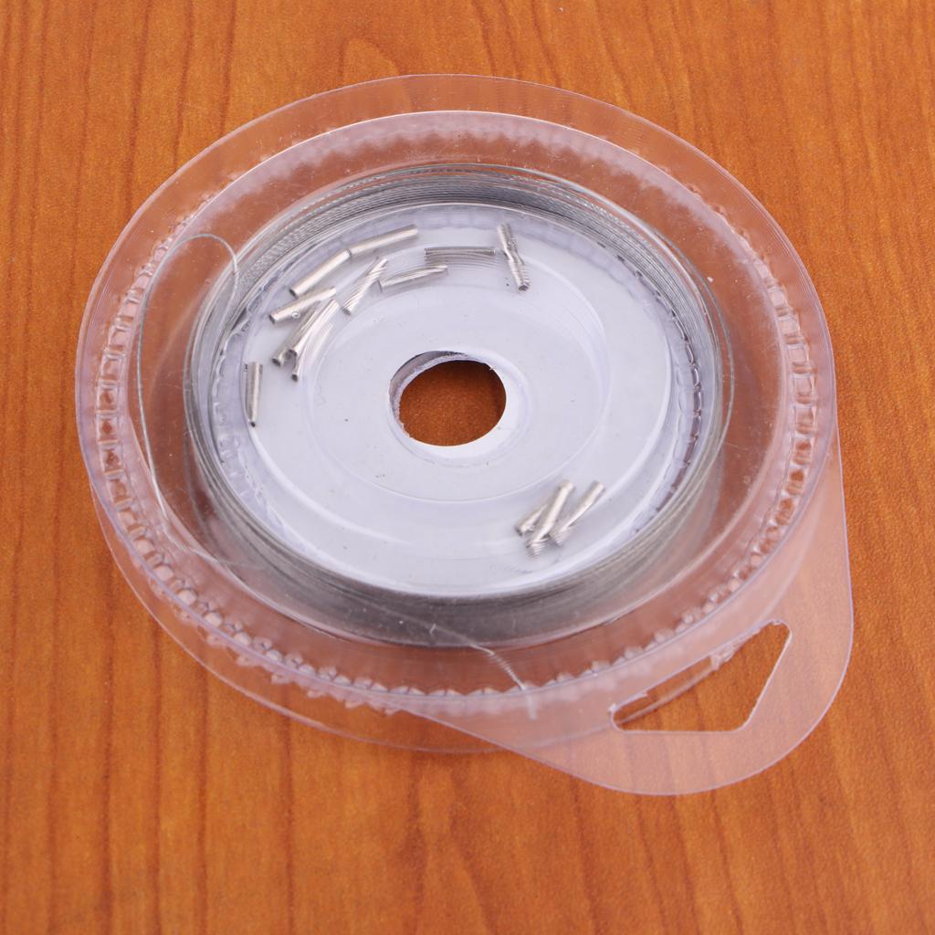 Stainless Steel Fishing Leader Wire 7 Strands Fishing Leader Line 33ft/10LBS