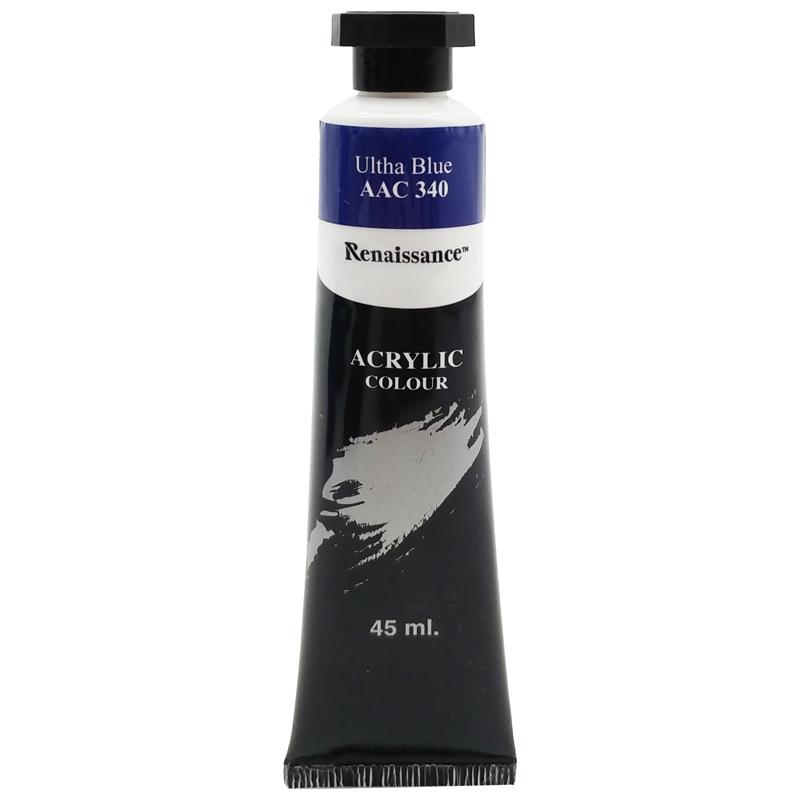 Tuýp Màu Acrylic 45 ml - Renaissance #340 - Ultha Blue