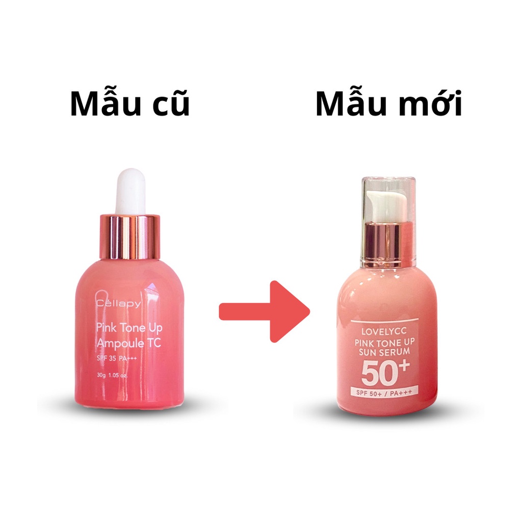 Serum Cellapy Pink Tone Up Ampoule SPF50+ Hàn Quốc Dưỡng Trắng Hồng 30ml