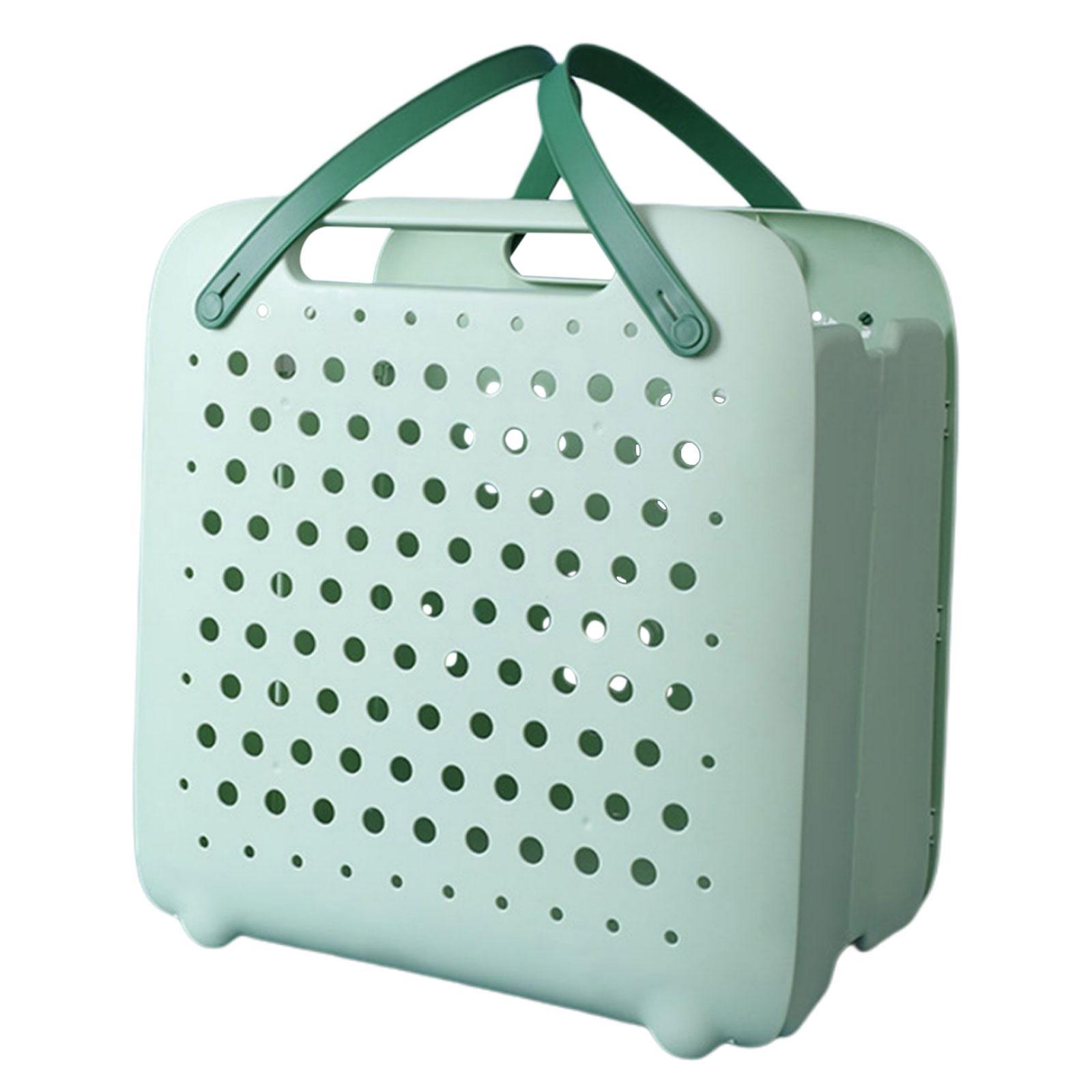 Portable Folding Dirty Clothes Storage Basket,Laundry Basket for Bathroom