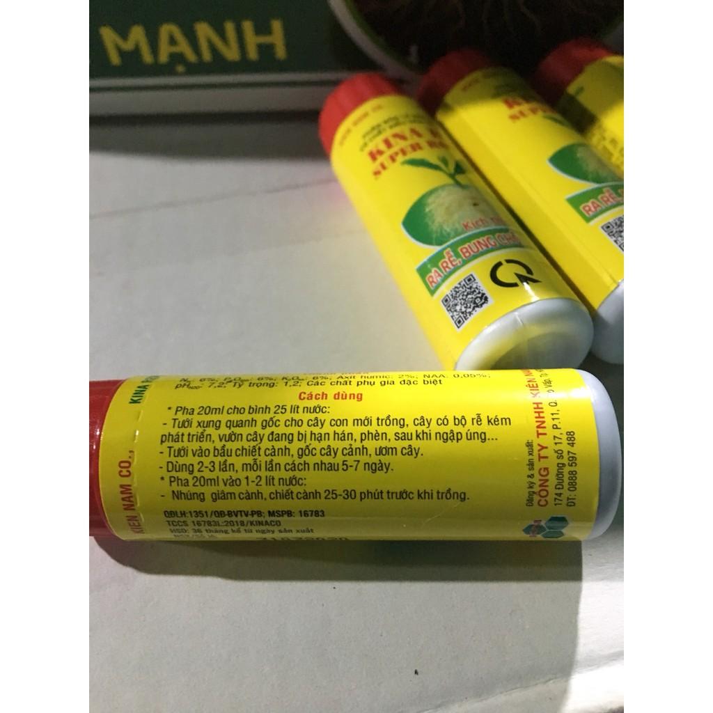 Combo 02 ống phân bón sinh học KINA R206 mỗi lọ 25ml