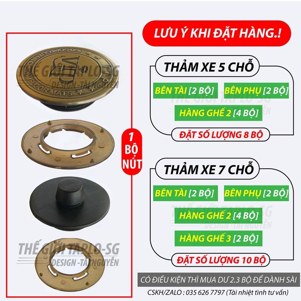 Khuy nút cố định thảm lót sàn ô tô 5D 6D loại vip dành cho xe hơi 5,7 chỗ 4 miếng giữ rối không bị xô lệch khi di chuyển