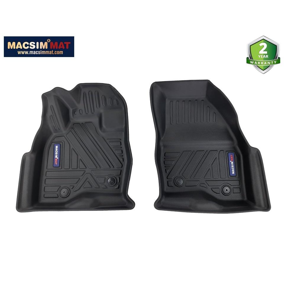 Thảm lót sàn xe ô tô Ford Explorer 2011-2019 Nhãn hiệu Macsim chất liệu nhựa TPV cao cấp màu đen