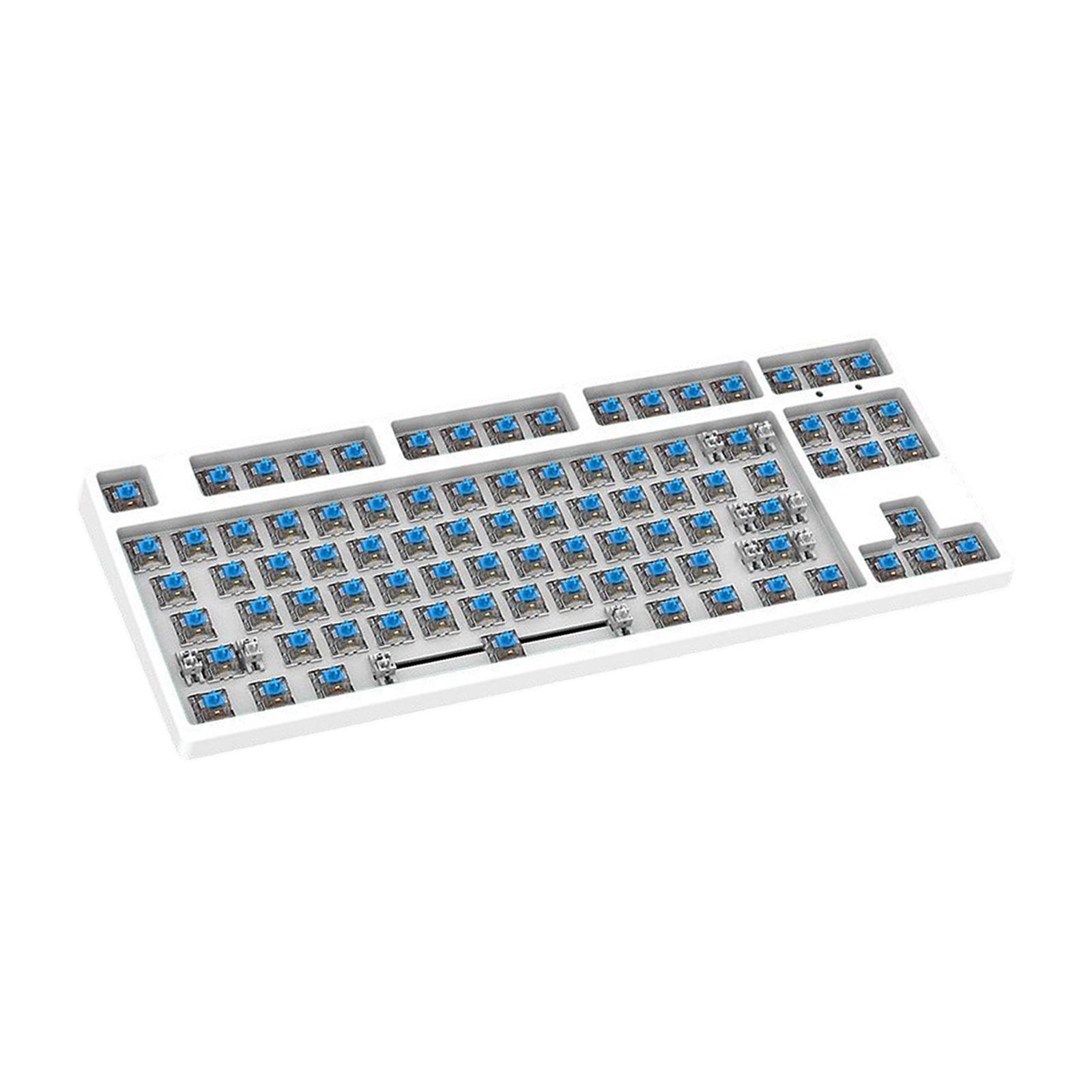 DIY Wired Mechanical Keyboard Kit accessories White