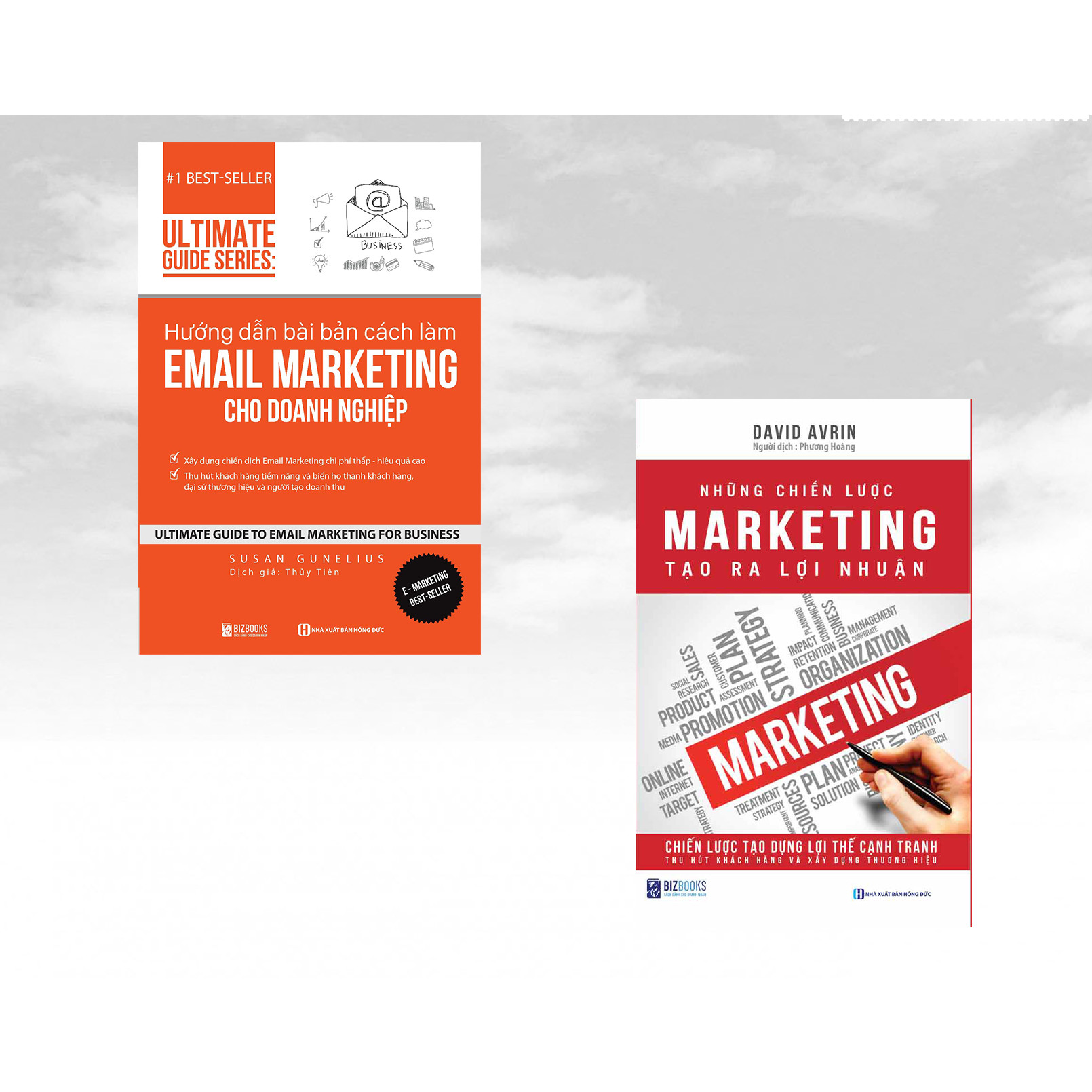 Combo 2 cuốn sách người làm Marketing phải có: Cách làm Email Marketing cho doanh nghiệp và Những chiến lược marketing giúp doanh nghiệp tạo ra lợi nhuận