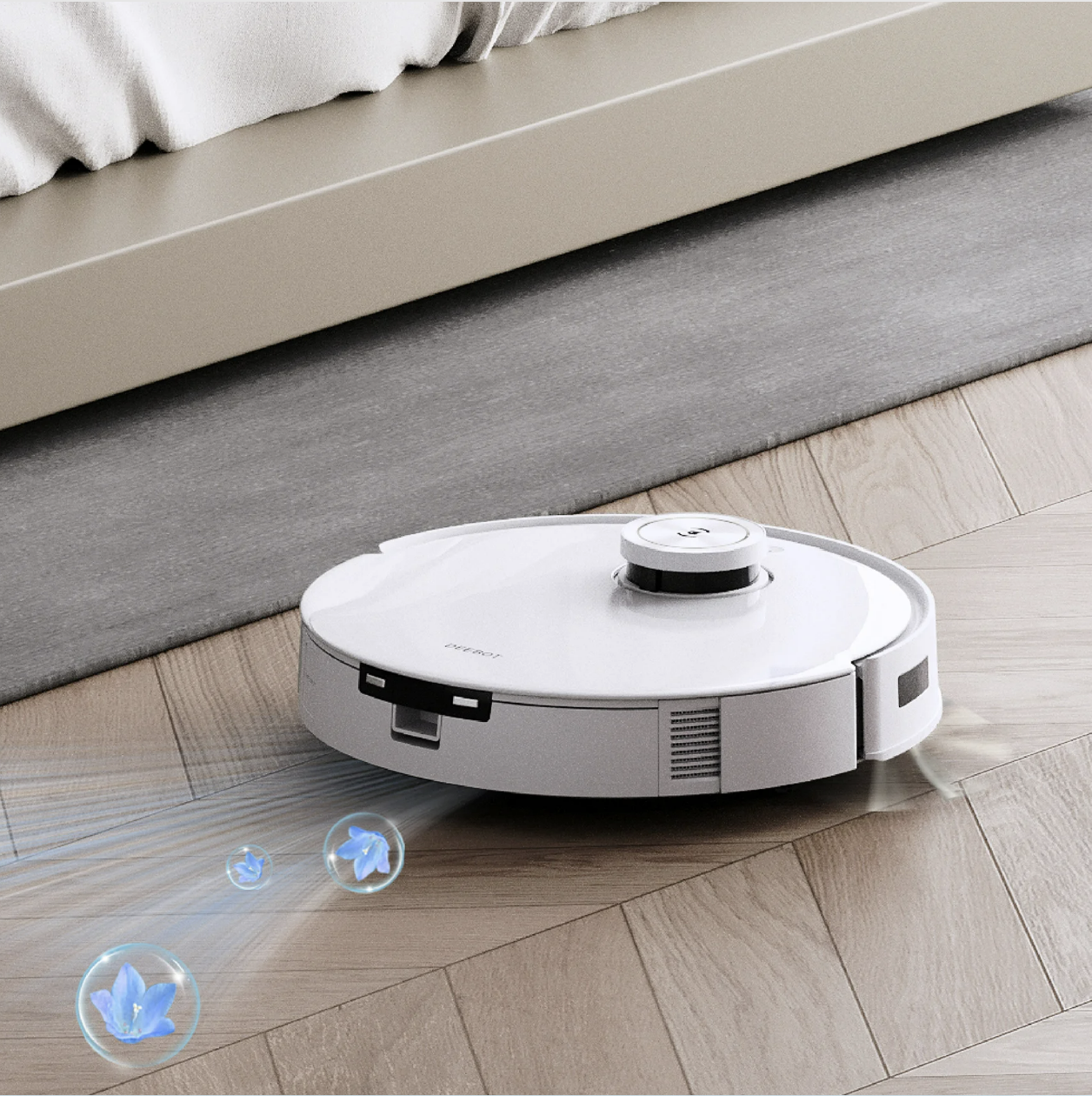 Robot Hút Bụi Lau Nhà ECOVACS Deebot T10 OMNI - Quốc Tế Tự Động Giặt Giẻ Và Hút Rác Tự Động Sấy Khô Kết Nối App Làm Mát Không Khí Khử Mùi Trợ Lý Ảo YIKO Công nghệ OMO 3.0 Lực Hút 5000 Pa Phù Hợp Diện Tích 200m2 Công Suất 50W - Hàng Chính Hãng