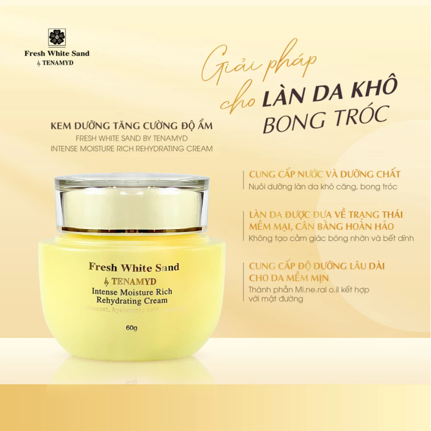 Kem dưỡng tăng cường độ ẩm TENAMYD Intense Moisture Rich Rehydrating Cream 50g