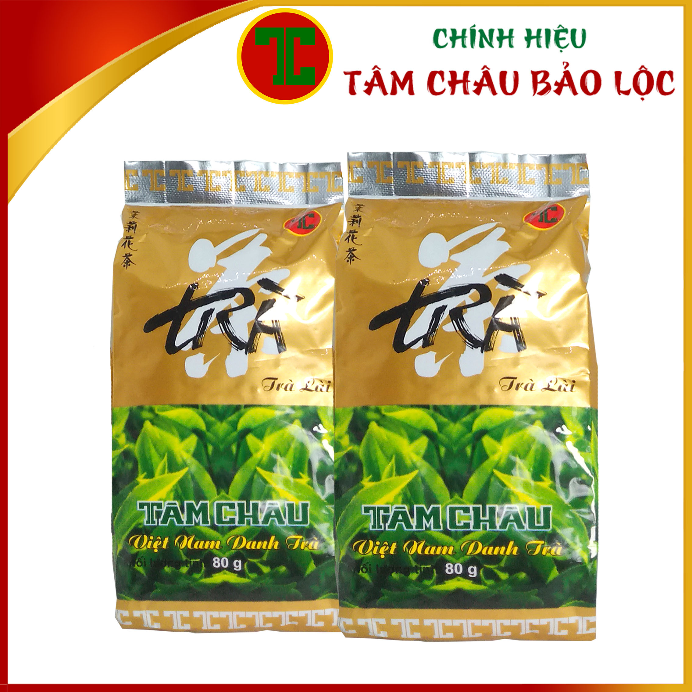 [TÂM CHÂU] Trà Lài Cấp Trung Gói 80Gr