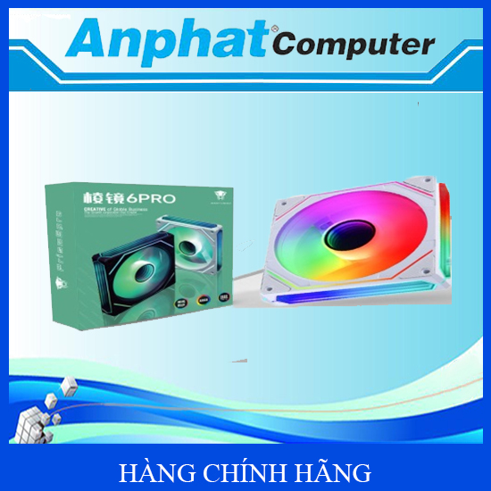 Quạt Tản Nhiệt Fan Case Leopard 6 Pro ARGB Sync Main Đen/ Trắng – Hàng Chính Hãng