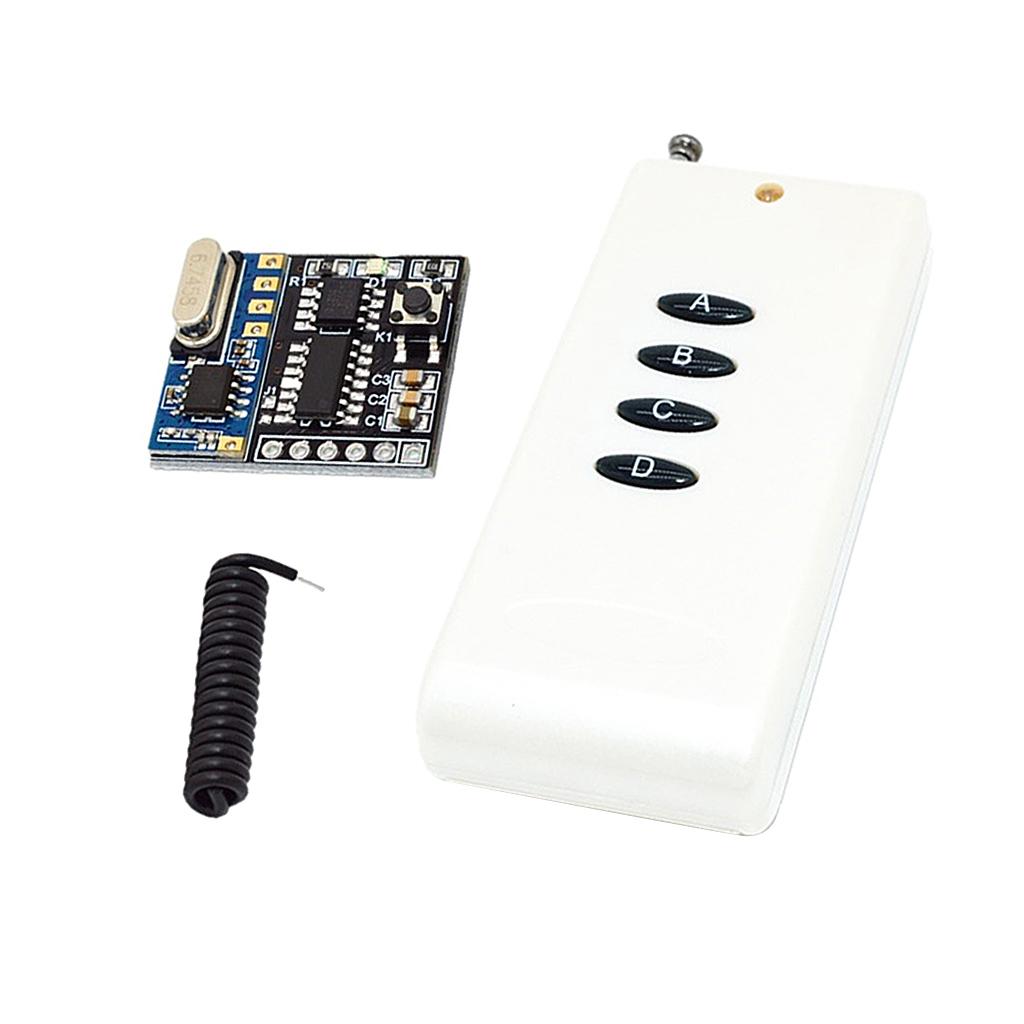 DC5V 4-Channel 433MHZ Wireless Control Relay Switch Receiver + Transmitter