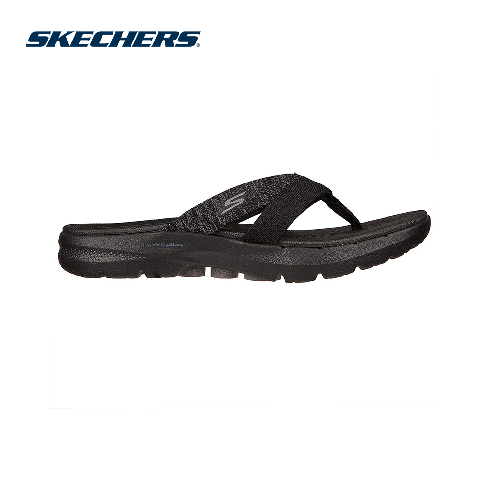 Skechers Nữ Dép Xỏ Ngón Gowalk 6 Sandal - 141010-BKGY